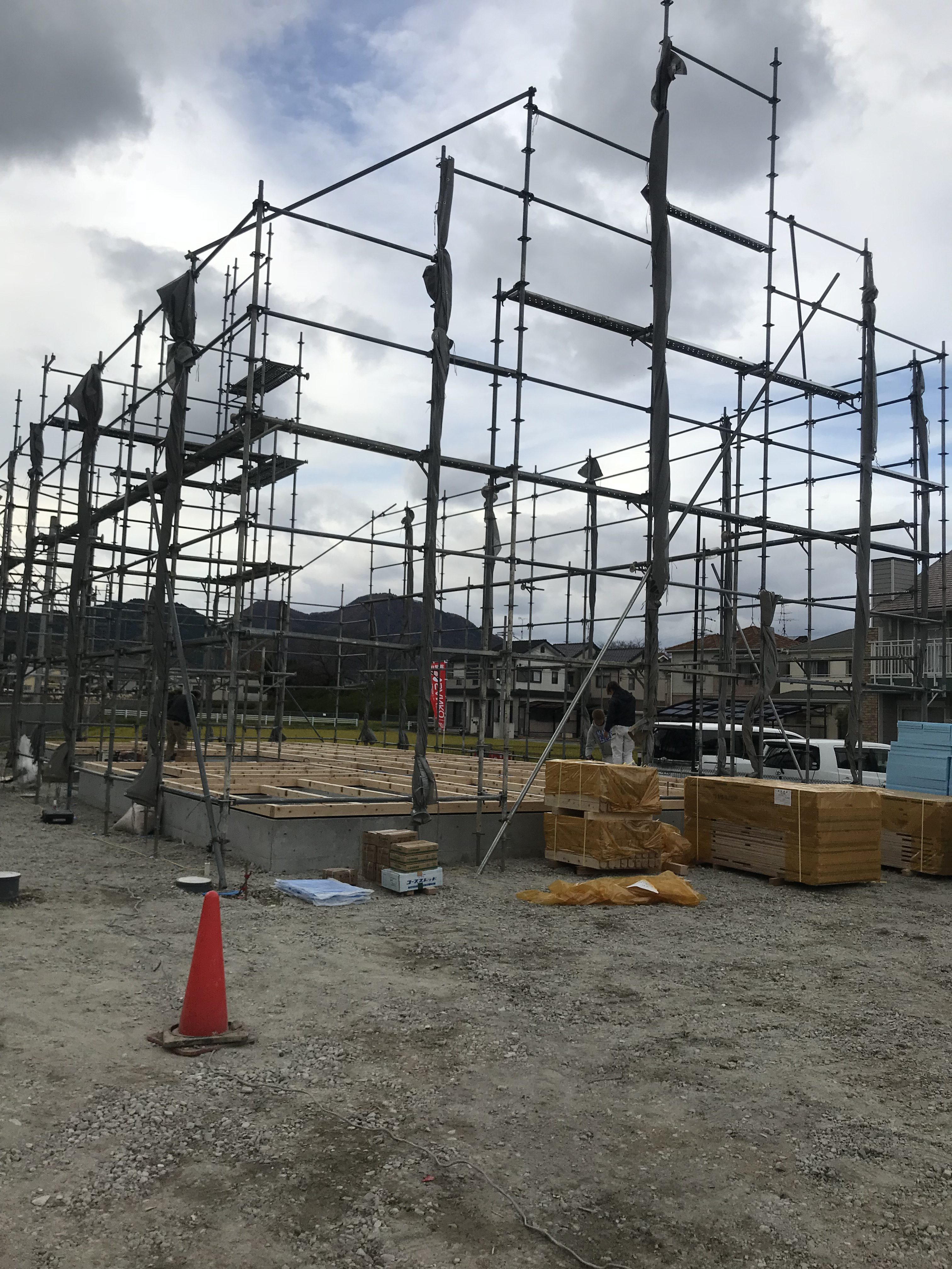 奈良県葛城市O様邸の棟上げ工事がございましたver1(=^^=)